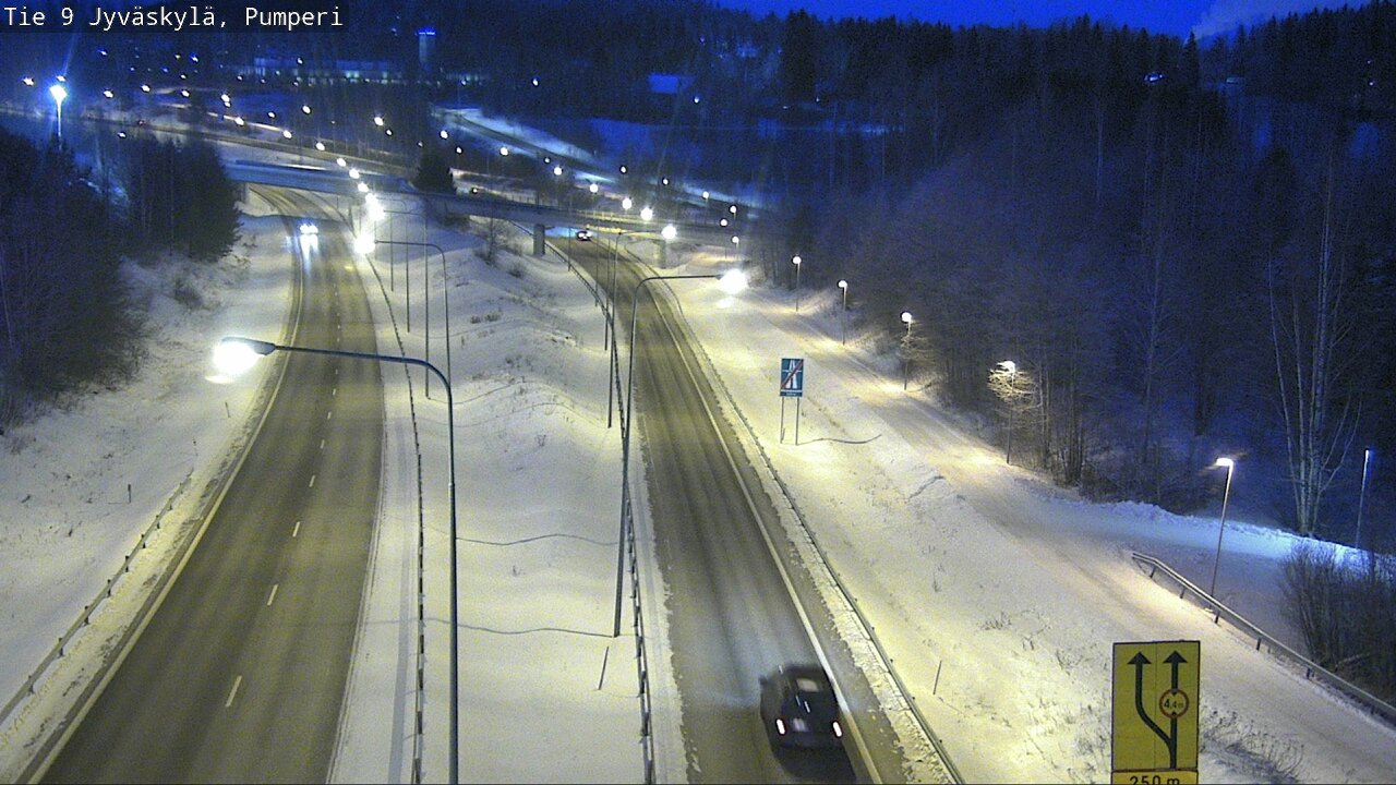 Weather Camera Image Road 9 Jyväskylä, Pumperi, Jyväskylä, Keski-Suomi