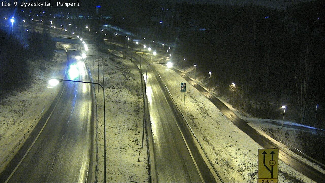 Weather Camera Image Väg 9 Jyväskylä, Pumperi, Jyväskylä, Keski-Suomi