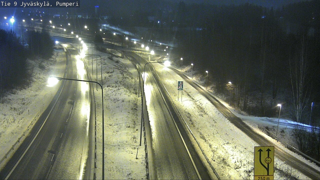 Weather Camera Image Väg 9 Jyväskylä, Pumperi, Jyväskylä, Keski-Suomi