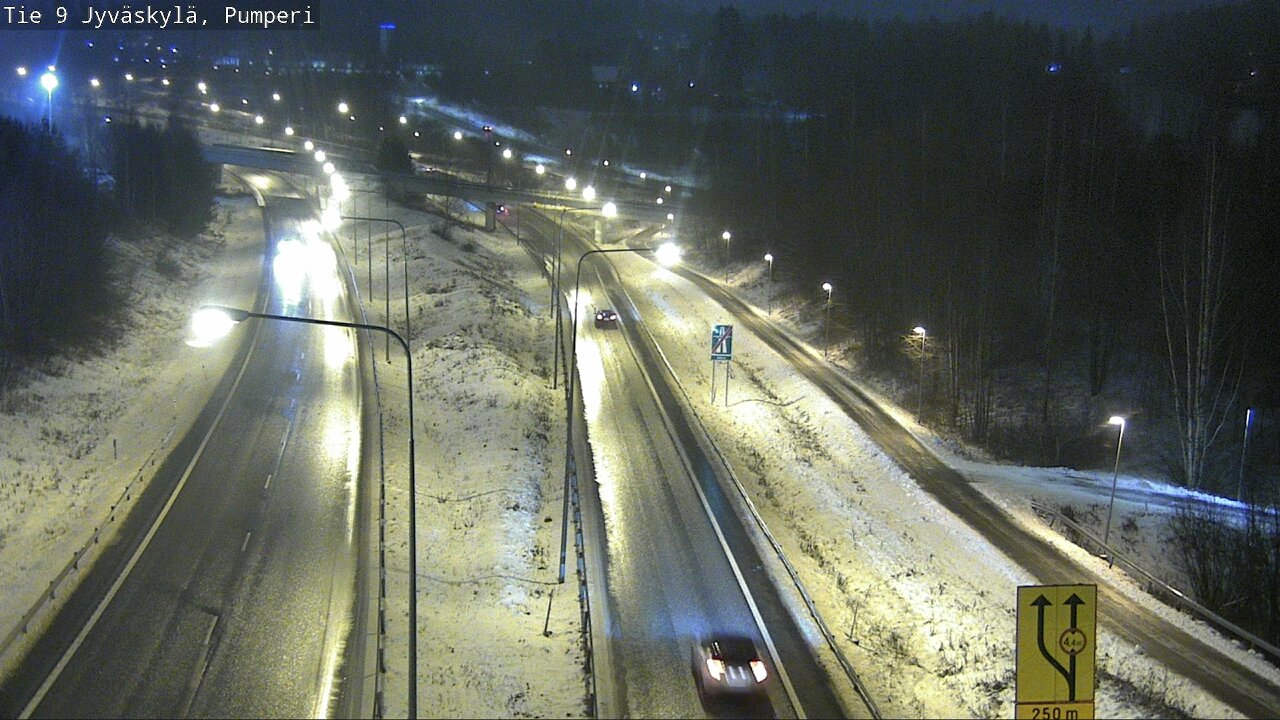 Weather Camera Image Väg 9 Jyväskylä, Pumperi, Jyväskylä, Keski-Suomi