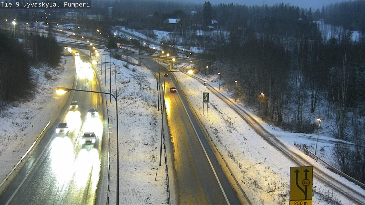 Weather Camera Image Väg 9 Jyväskylä, Pumperi, Jyväskylä, Keski-Suomi