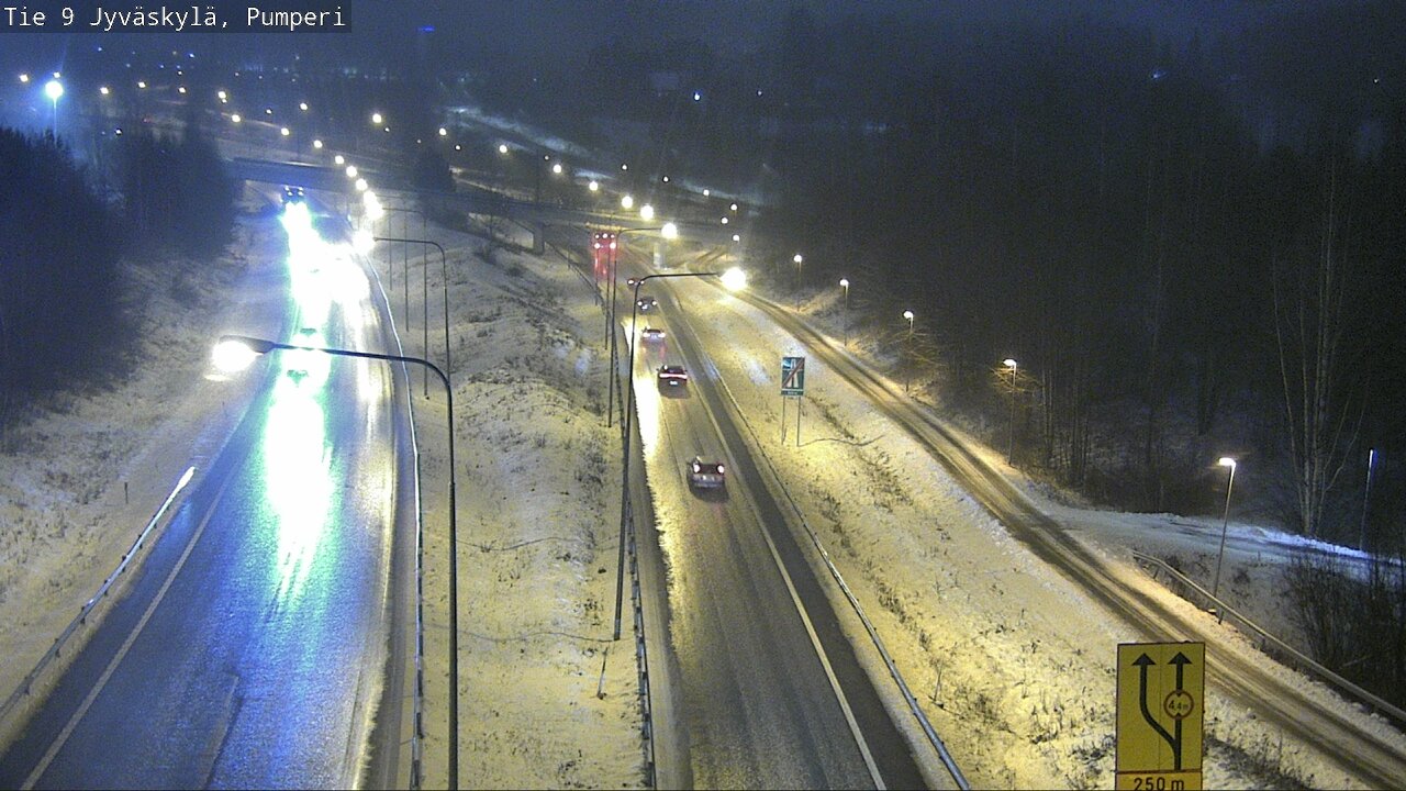 Weather Camera Image Väg 9 Jyväskylä, Pumperi, Jyväskylä, Keski-Suomi