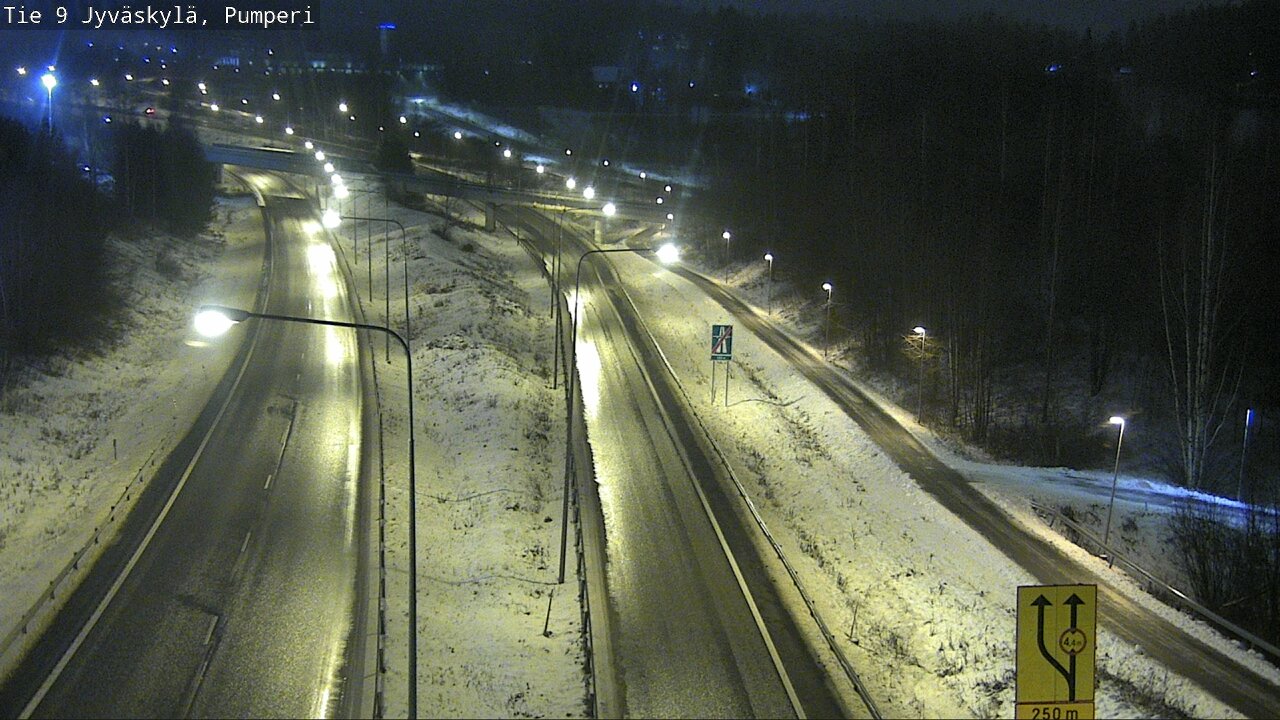 Weather Camera Image Väg 9 Jyväskylä, Pumperi, Jyväskylä, Keski-Suomi