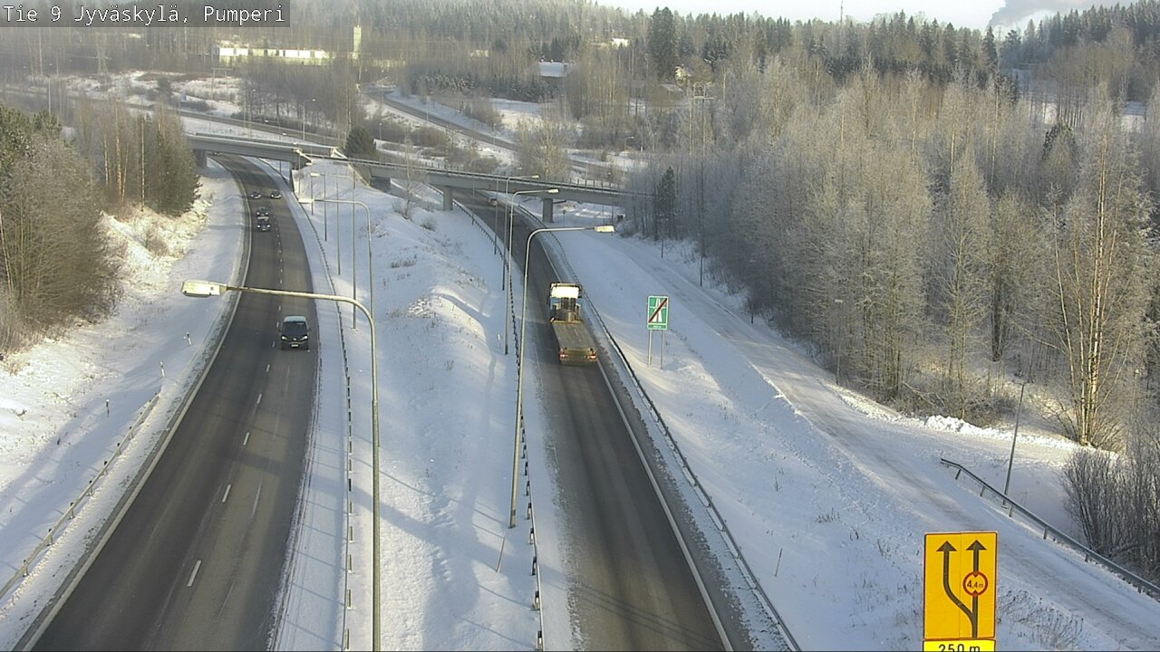 Weather Camera Image Väg 9 Jyväskylä, Pumperi, Jyväskylä, Keski-Suomi