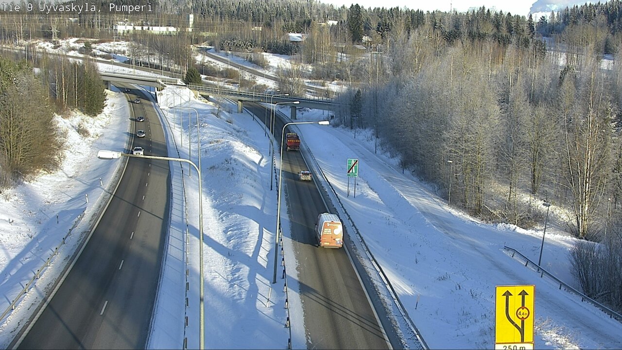 Weather Camera Image Väg 9 Jyväskylä, Pumperi, Jyväskylä, Keski-Suomi