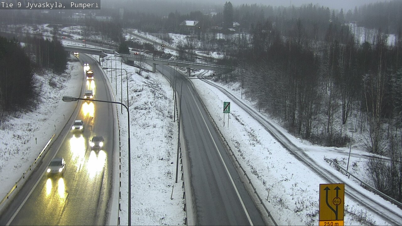 Weather Camera Image Väg 9 Jyväskylä, Pumperi, Jyväskylä, Keski-Suomi