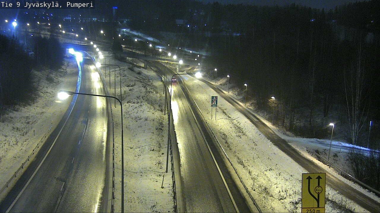 Weather Camera Image Väg 9 Jyväskylä, Pumperi, Jyväskylä, Keski-Suomi