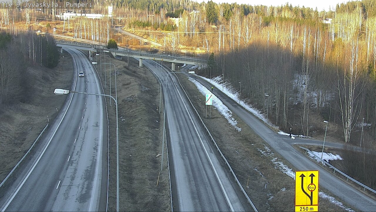 Weather Camera Image Väg 9 Jyväskylä, Pumperi, Jyväskylä, Keski-Suomi