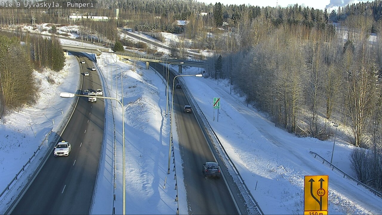 Weather Camera Image Väg 9 Jyväskylä, Pumperi, Jyväskylä, Keski-Suomi