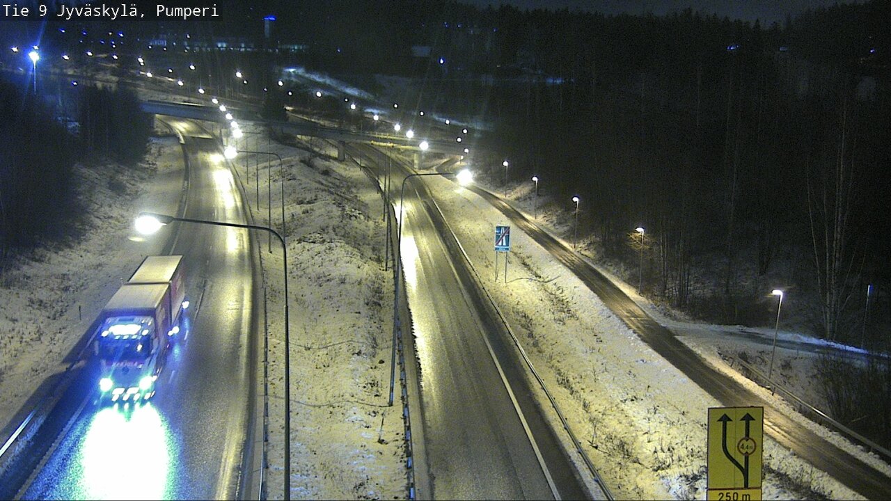 Weather Camera Image Väg 9 Jyväskylä, Pumperi, Jyväskylä, Keski-Suomi
