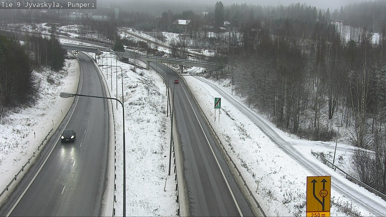 Weather Camera Image Väg 9 Jyväskylä, Pumperi, Jyväskylä, Keski-Suomi