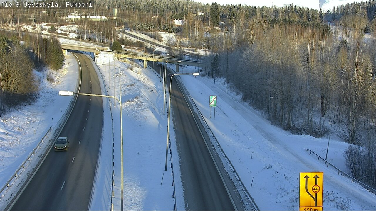 Weather Camera Image Road 9 Jyväskylä, Pumperi, Jyväskylä, Keski-Suomi