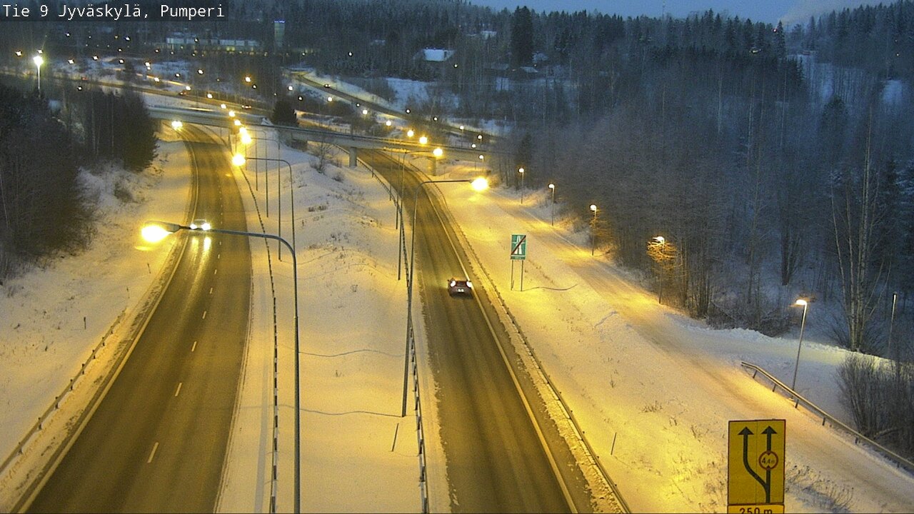 Weather Camera Image Road 9 Jyväskylä, Pumperi, Jyväskylä, Keski-Suomi