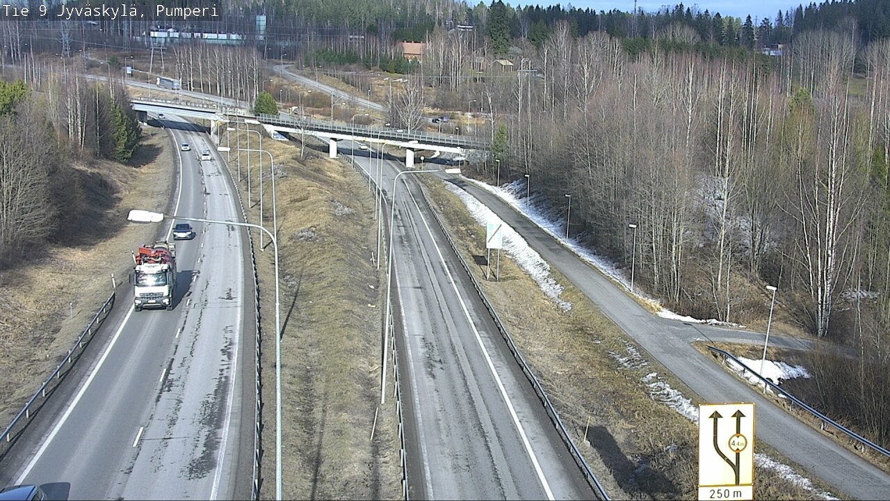Weather Camera Image Road 9 Jyväskylä, Pumperi, Jyväskylä, Keski-Suomi