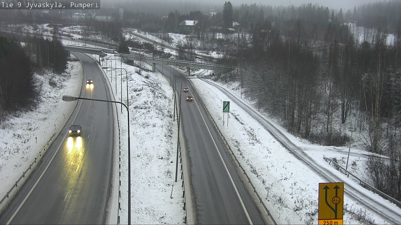 Weather Camera Image Väg 9 Jyväskylä, Pumperi, Jyväskylä, Keski-Suomi