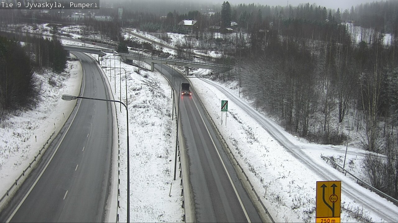 Weather Camera Image Väg 9 Jyväskylä, Pumperi, Jyväskylä, Keski-Suomi