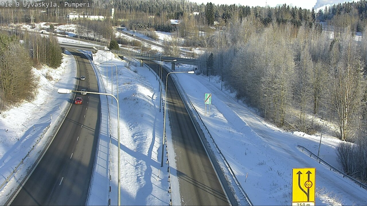 Weather Camera Image Väg 9 Jyväskylä, Pumperi, Jyväskylä, Keski-Suomi