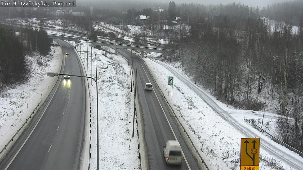 Weather Camera Image Väg 9 Jyväskylä, Pumperi, Jyväskylä, Keski-Suomi