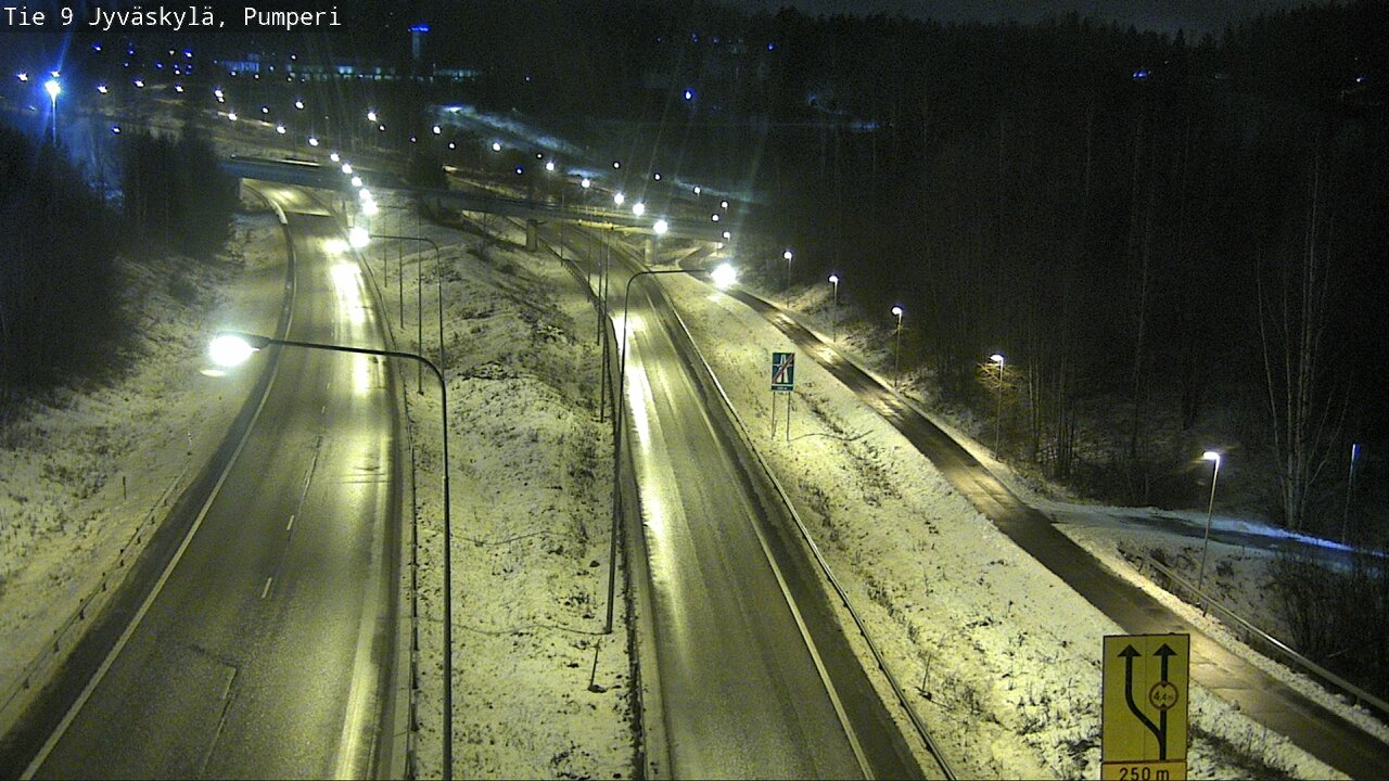 Weather Camera Image Väg 9 Jyväskylä, Pumperi, Jyväskylä, Keski-Suomi