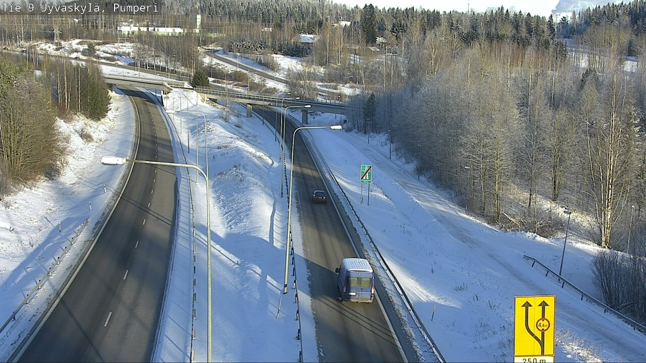 Weather Camera Image Väg 9 Jyväskylä, Pumperi, Jyväskylä, Keski-Suomi
