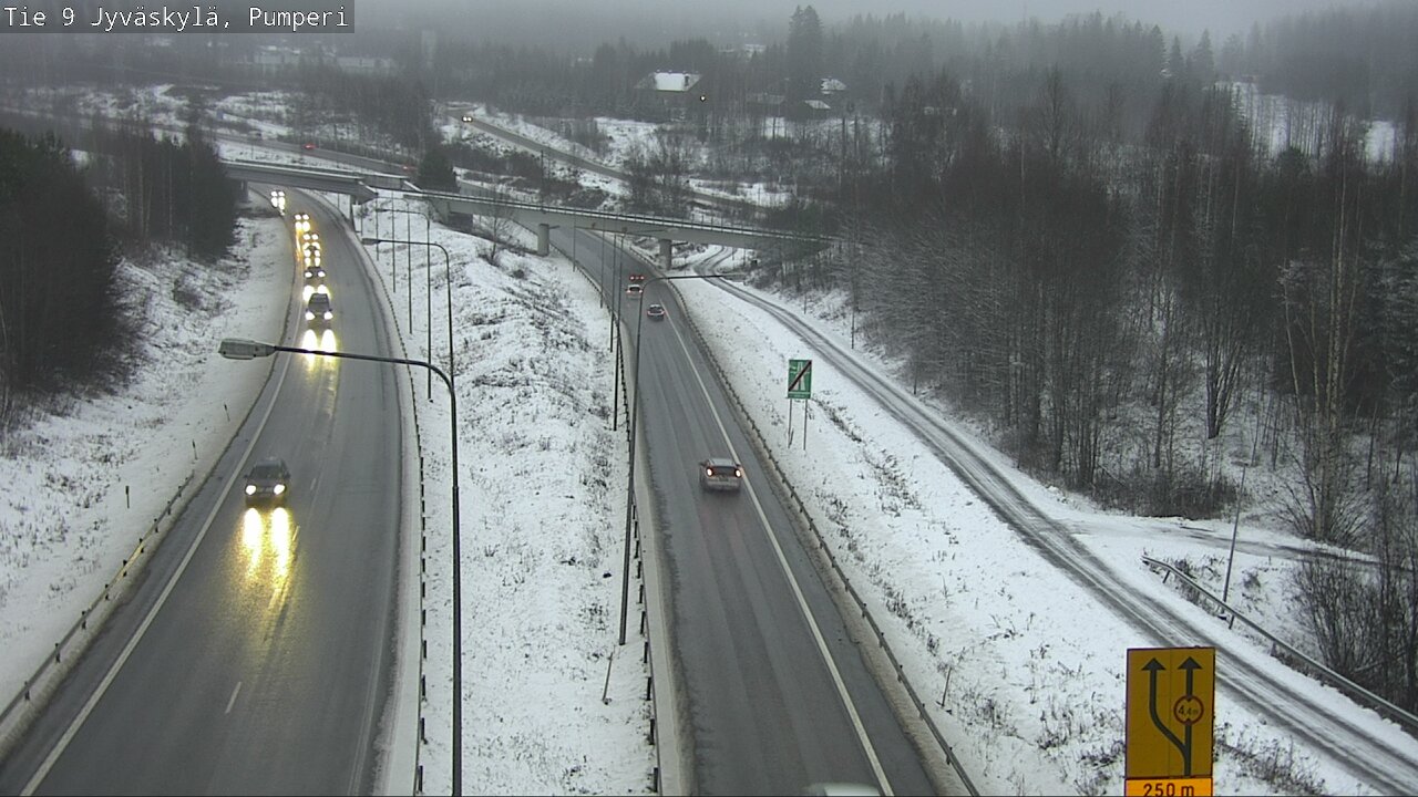 Weather Camera Image Väg 9 Jyväskylä, Pumperi, Jyväskylä, Keski-Suomi
