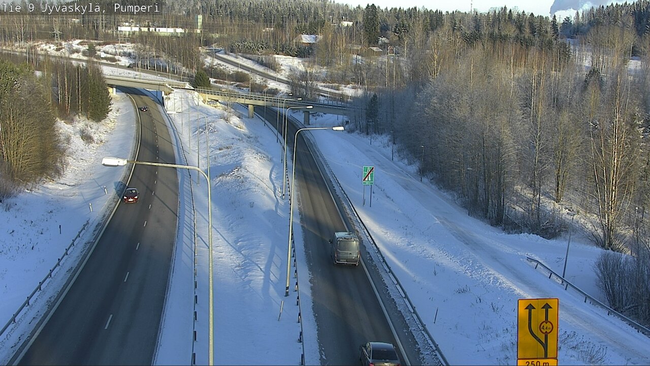 Weather Camera Image Väg 9 Jyväskylä, Pumperi, Jyväskylä, Keski-Suomi