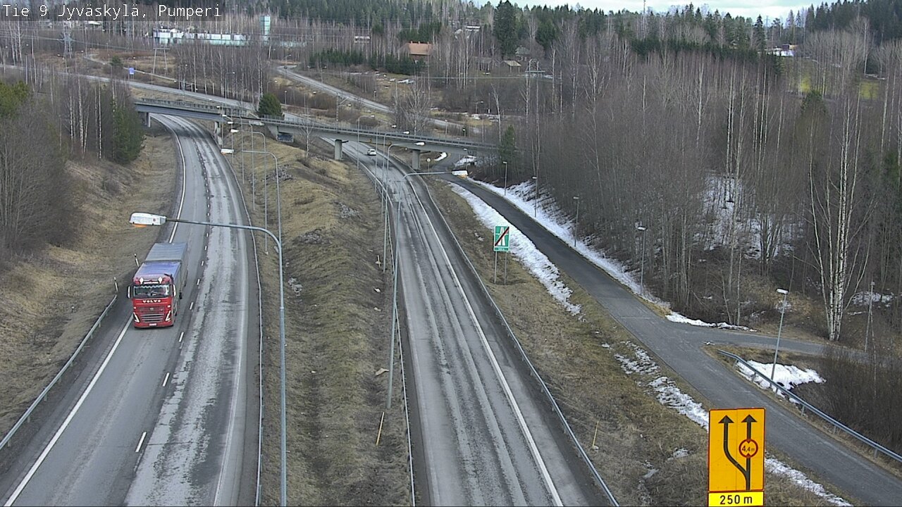 Weather Camera Image Road 9 Jyväskylä, Pumperi, Jyväskylä, Keski-Suomi
