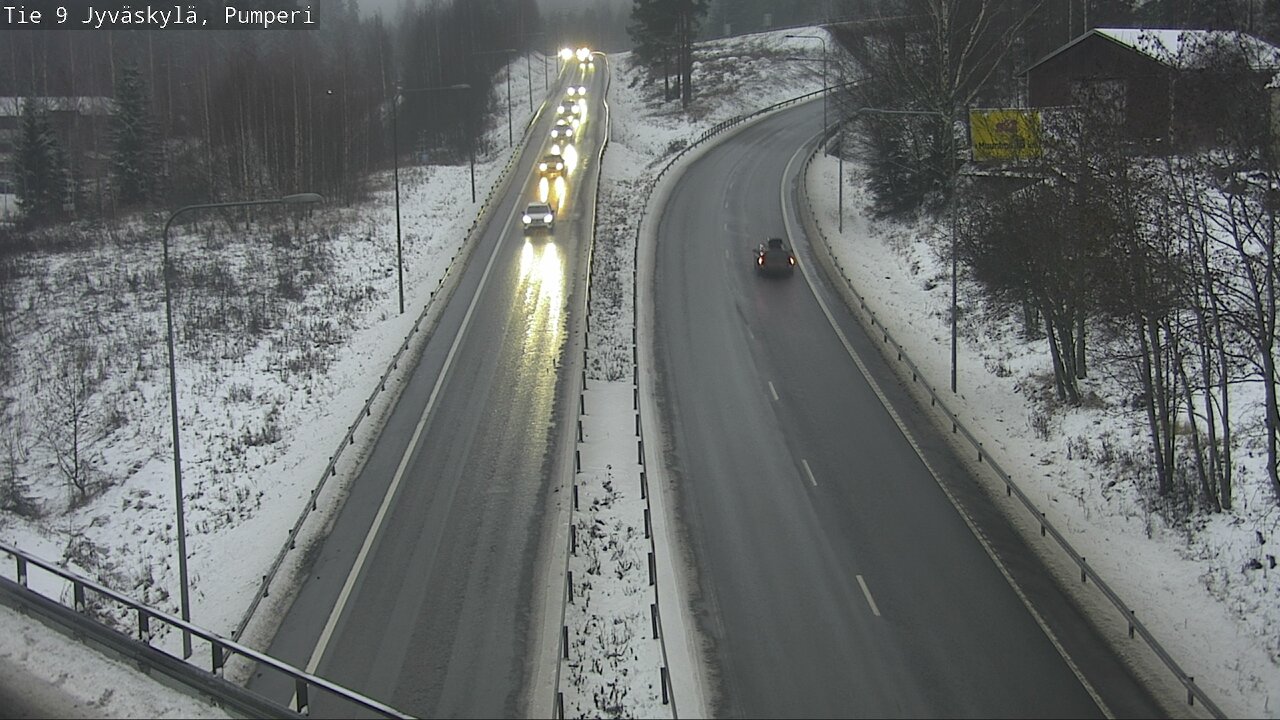 Weather Camera Image Väg 9 Jyväskylä, Pumperi, Jyväskylä, Keski-Suomi