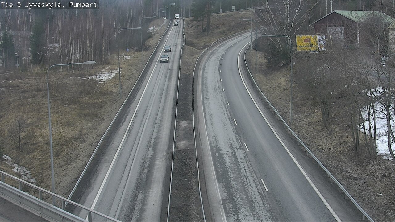 Weather Camera Image Väg 9 Jyväskylä, Pumperi, Jyväskylä, Keski-Suomi
