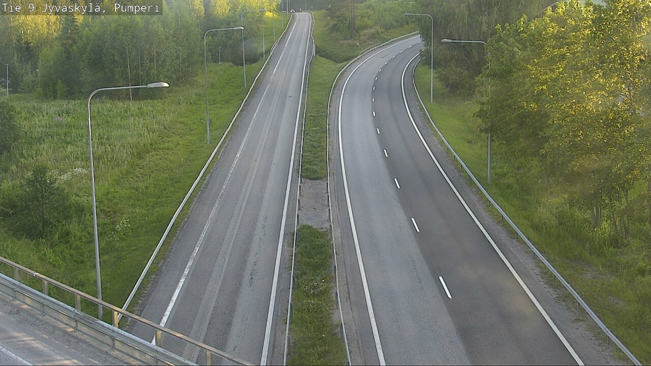 Weather Camera Image Väg 9 Jyväskylä, Pumperi, Jyväskylä, Keski-Suomi