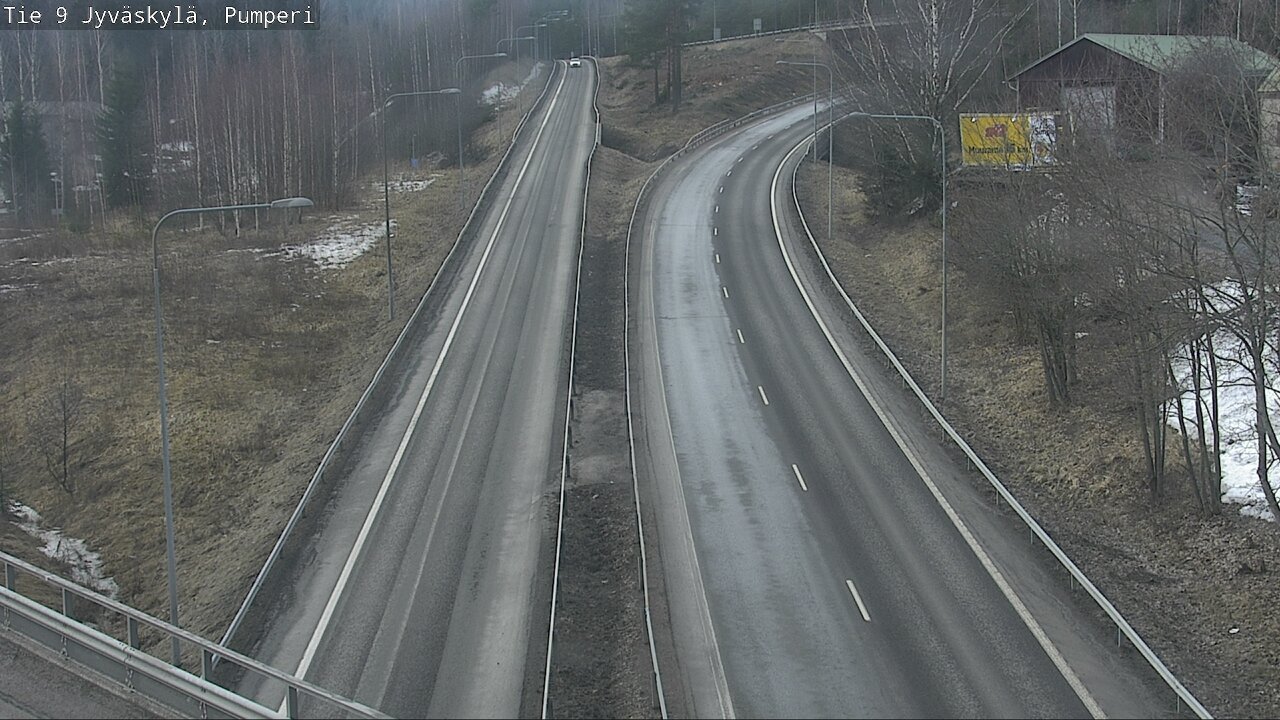 Weather Camera Image Väg 9 Jyväskylä, Pumperi, Jyväskylä, Keski-Suomi