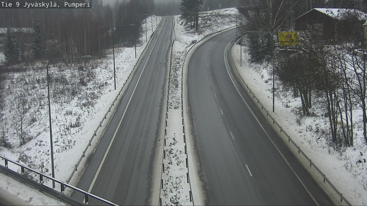 Weather Camera Image Väg 9 Jyväskylä, Pumperi, Jyväskylä, Keski-Suomi