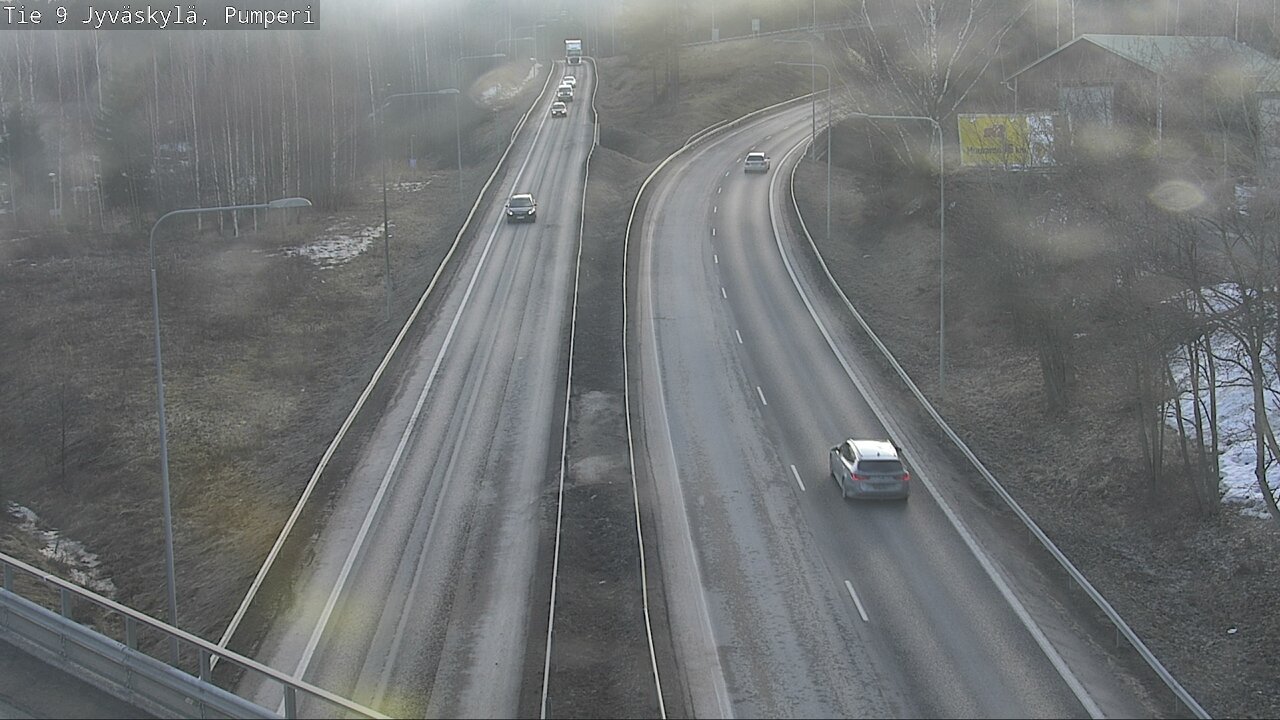 Weather Camera Image Väg 9 Jyväskylä, Pumperi, Jyväskylä, Keski-Suomi