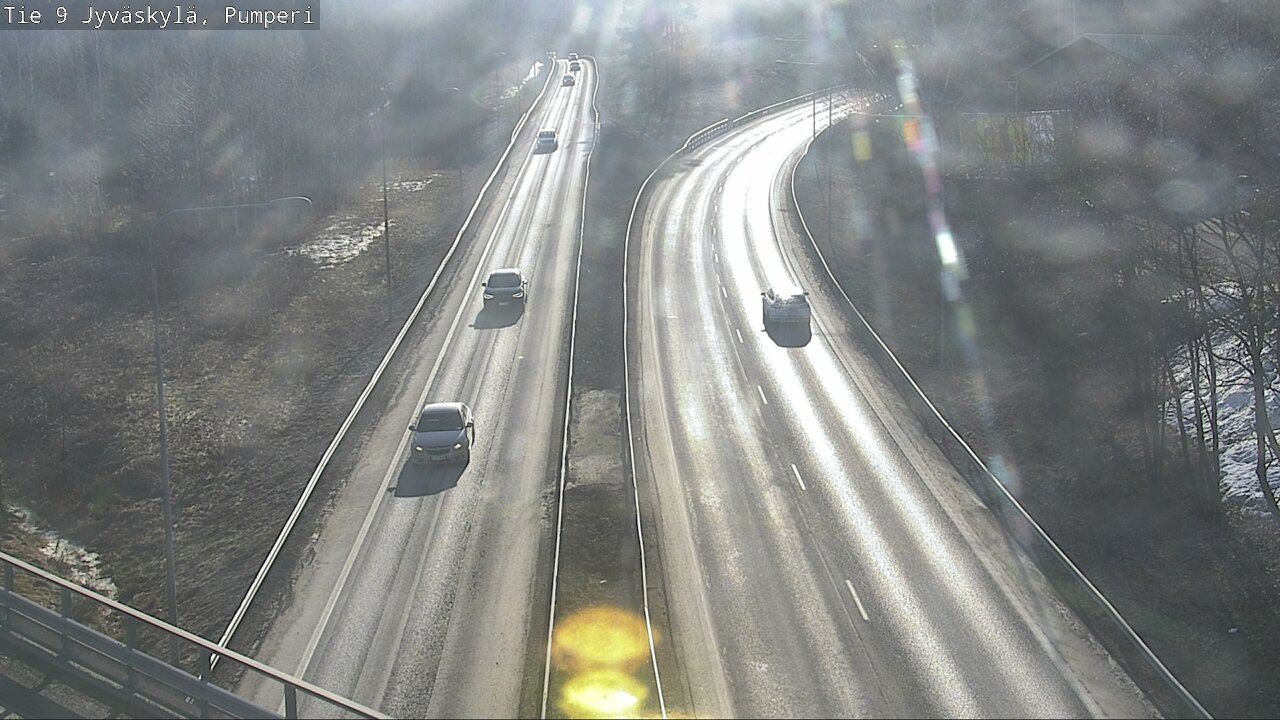 Weather Camera Image Väg 9 Jyväskylä, Pumperi, Jyväskylä, Keski-Suomi