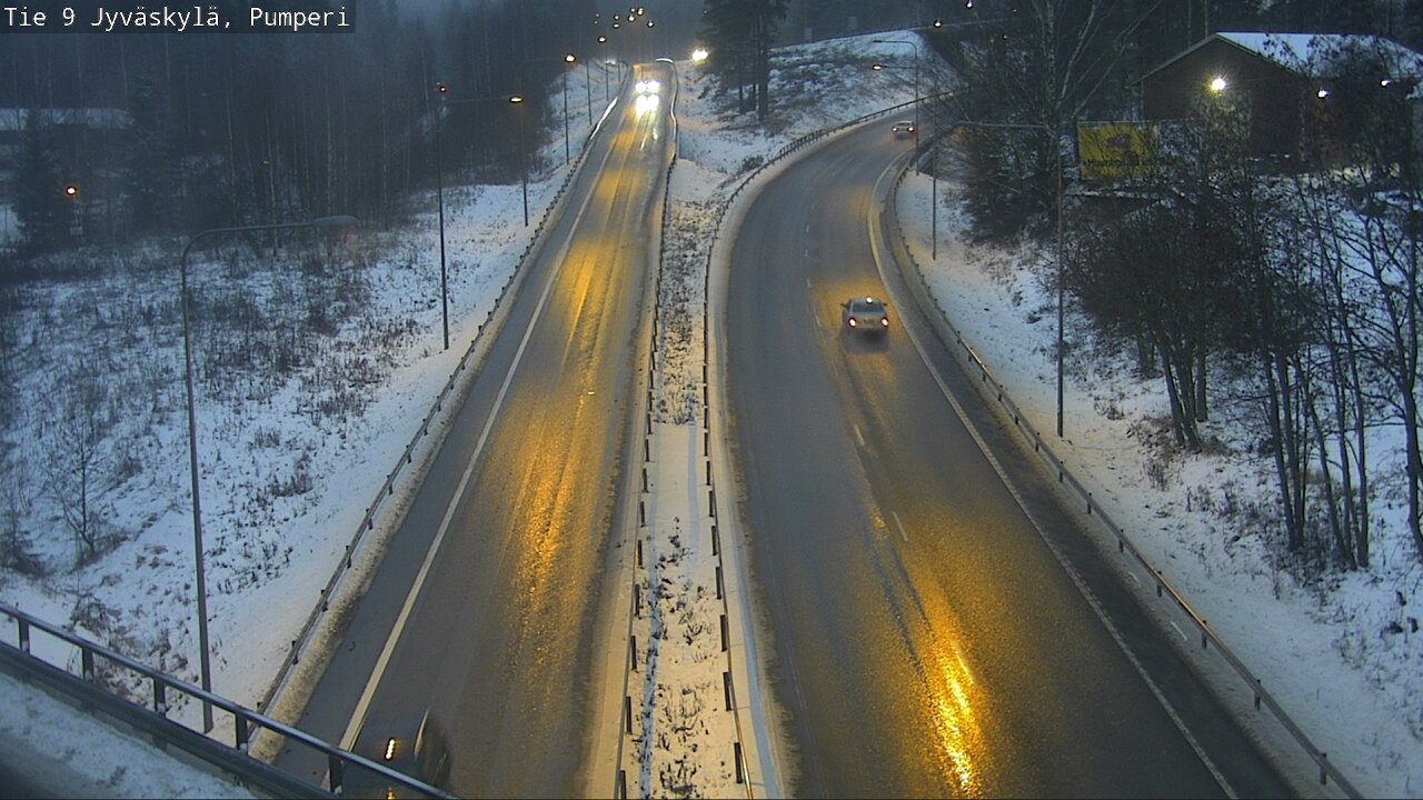 Weather Camera Image Väg 9 Jyväskylä, Pumperi, Jyväskylä, Keski-Suomi