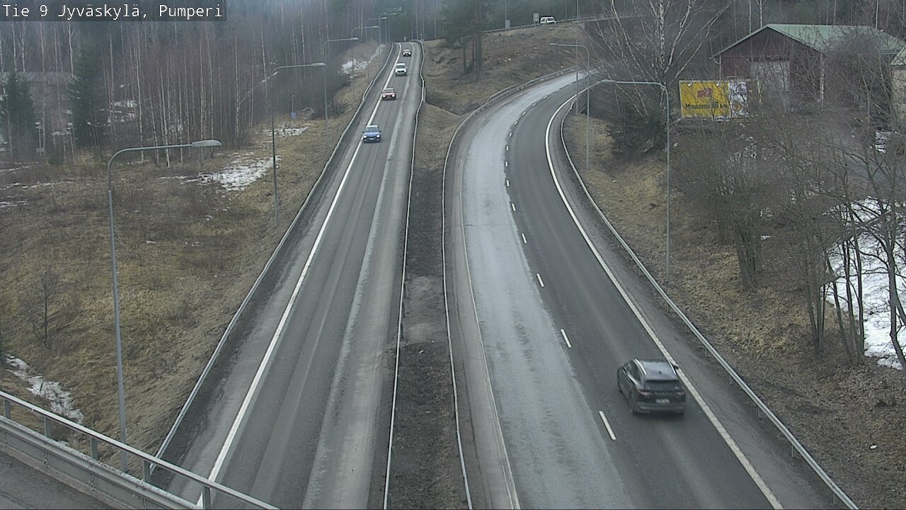 Weather Camera Image Väg 9 Jyväskylä, Pumperi, Jyväskylä, Keski-Suomi