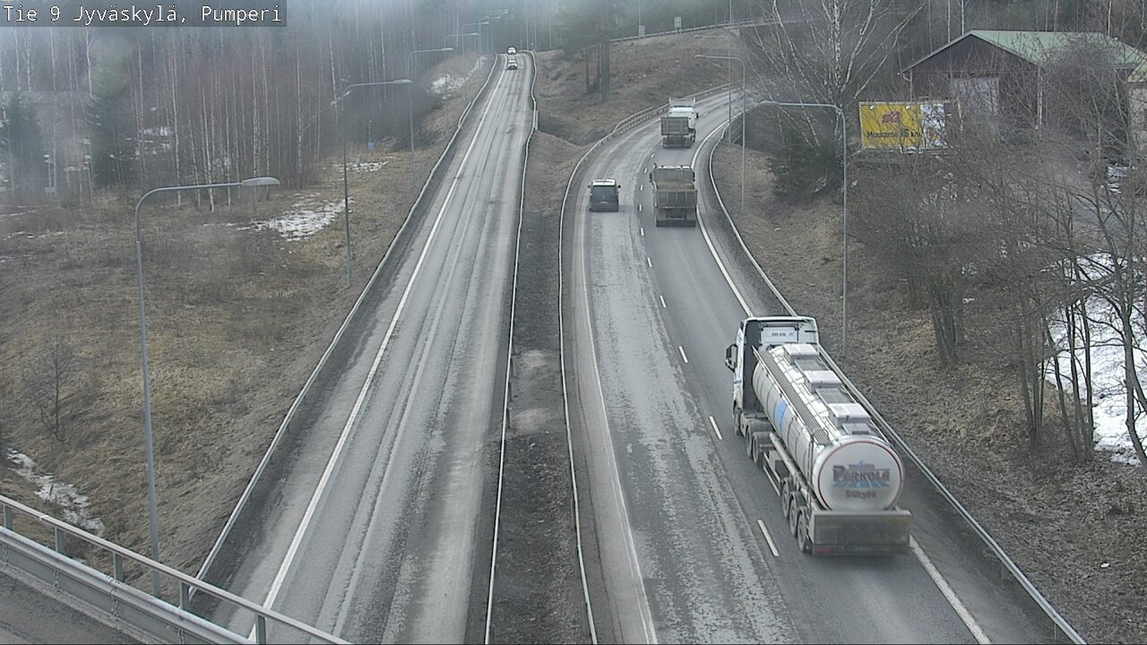 Weather Camera Image Väg 9 Jyväskylä, Pumperi, Jyväskylä, Keski-Suomi
