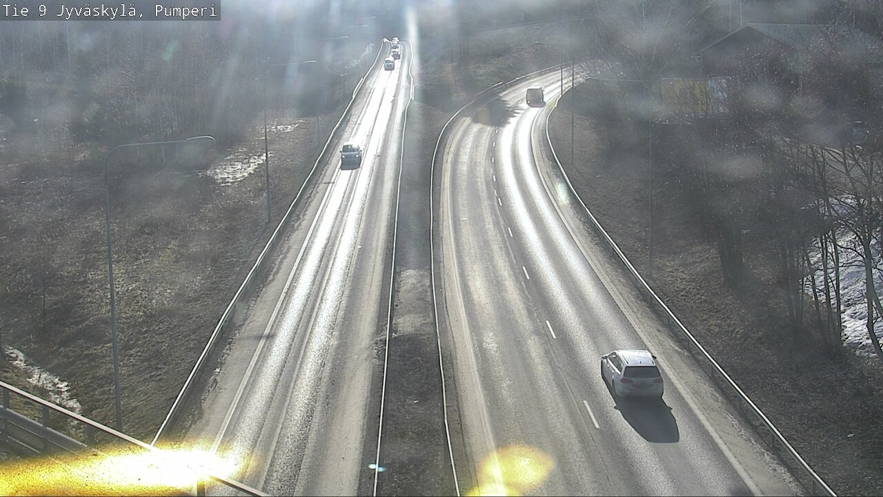 Weather Camera Image Väg 9 Jyväskylä, Pumperi, Jyväskylä, Keski-Suomi