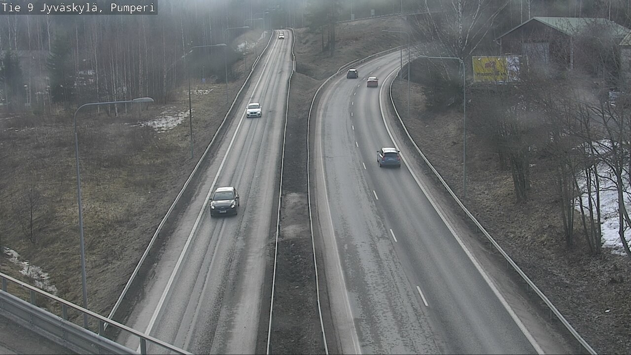 Weather Camera Image Väg 9 Jyväskylä, Pumperi, Jyväskylä, Keski-Suomi