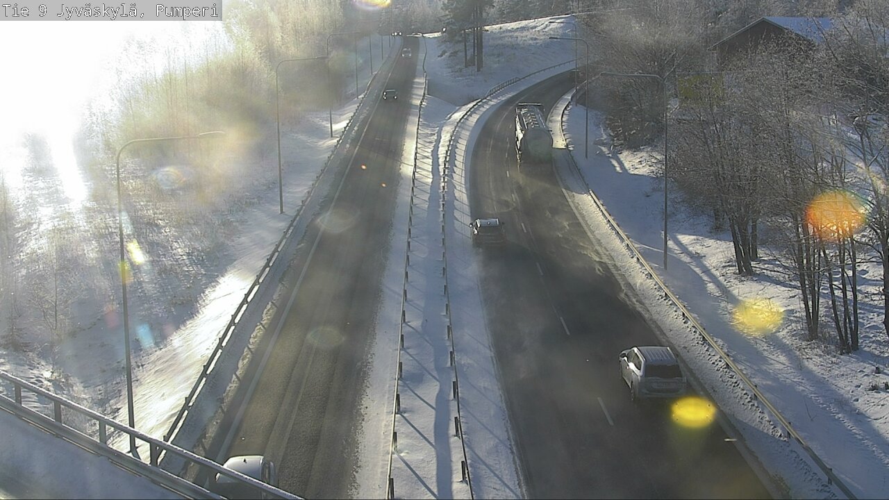 Weather Camera Image Road 9 Jyväskylä, Pumperi, Jyväskylä, Keski-Suomi