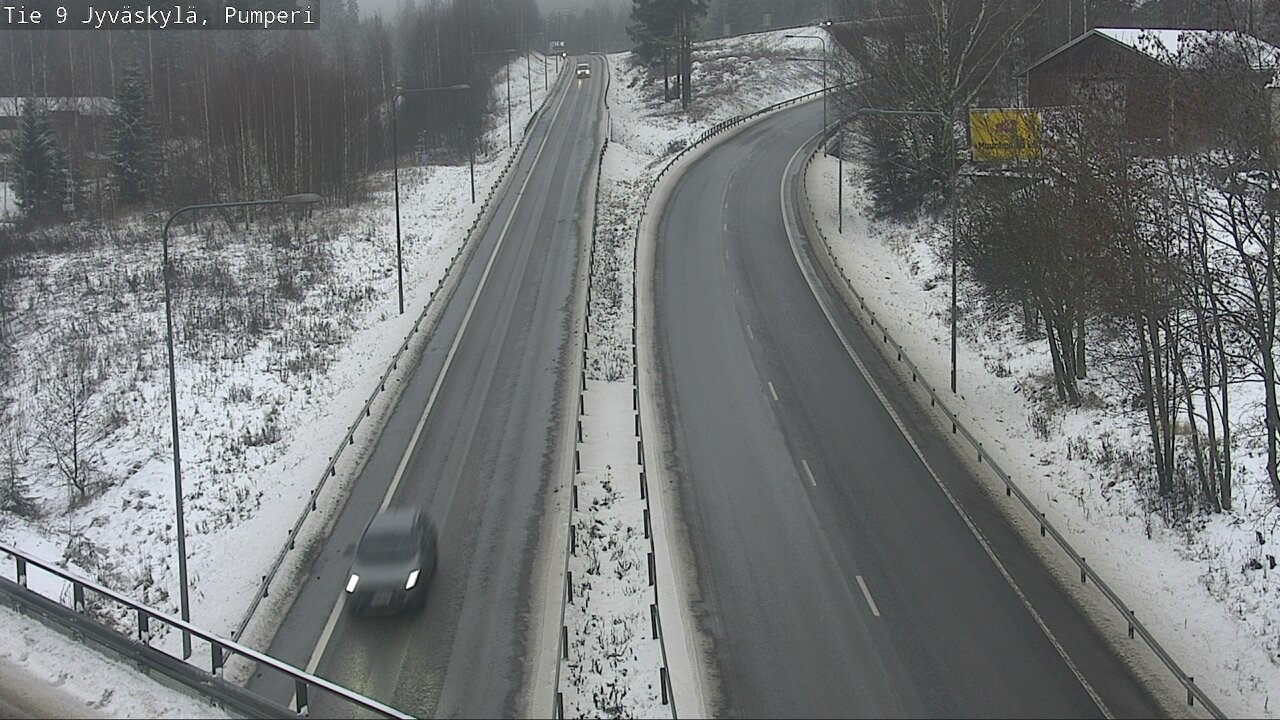 Weather Camera Image Väg 9 Jyväskylä, Pumperi, Jyväskylä, Keski-Suomi