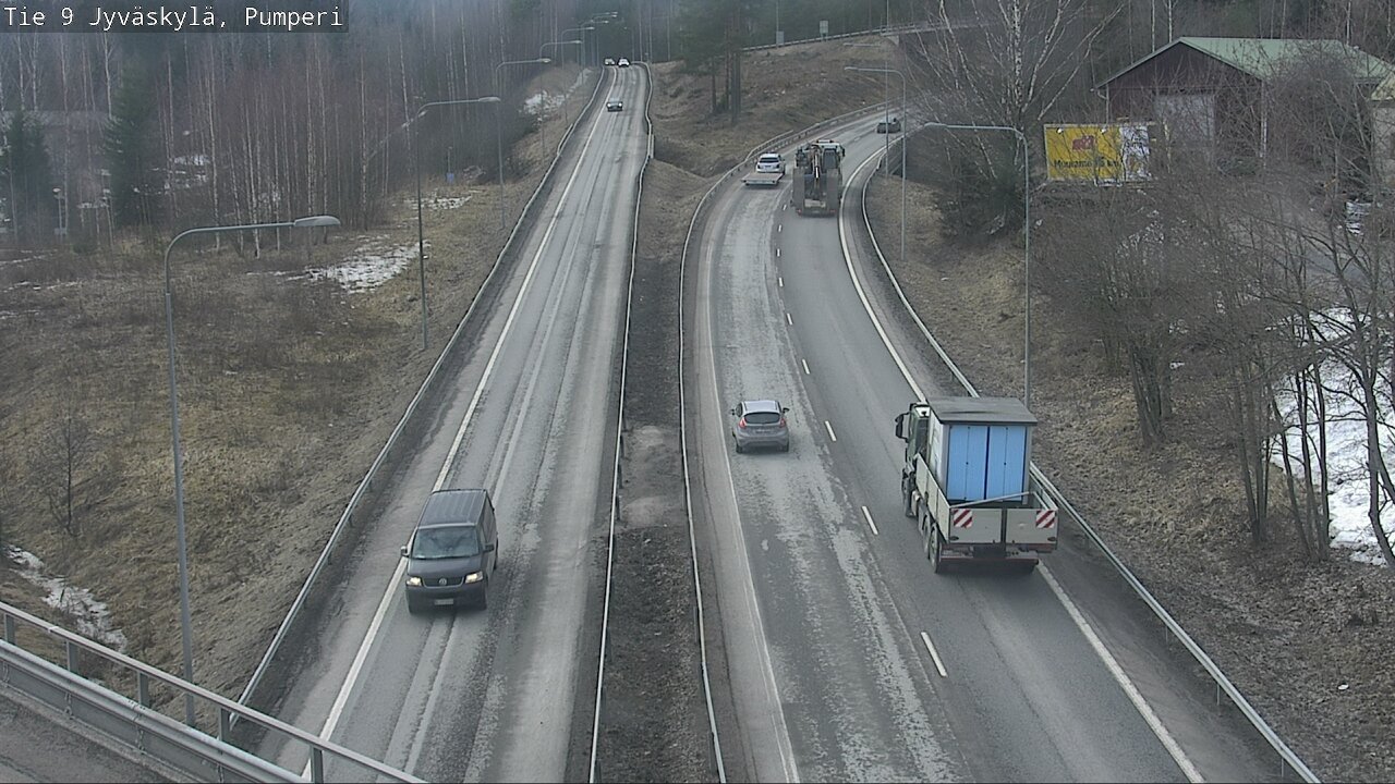 Weather Camera Image Väg 9 Jyväskylä, Pumperi, Jyväskylä, Keski-Suomi