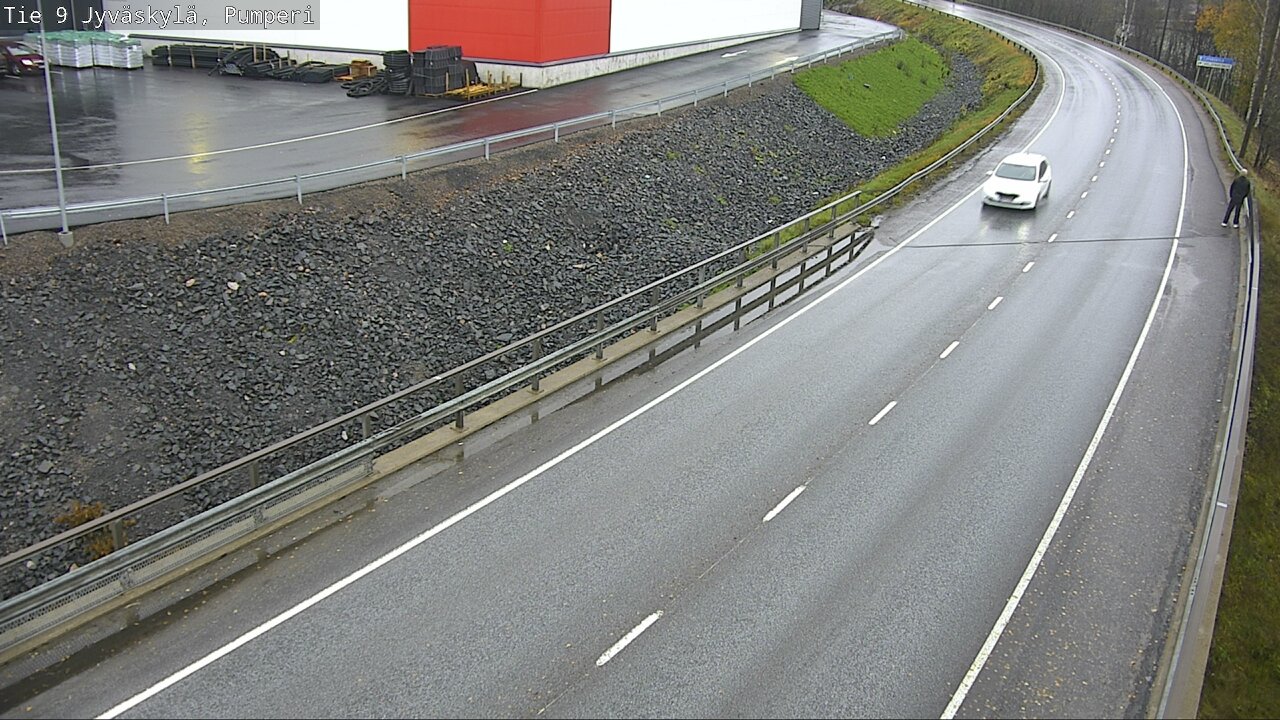 Weather Camera Image Väg 9 Jyväskylä, Pumperi, Jyväskylä, Keski-Suomi