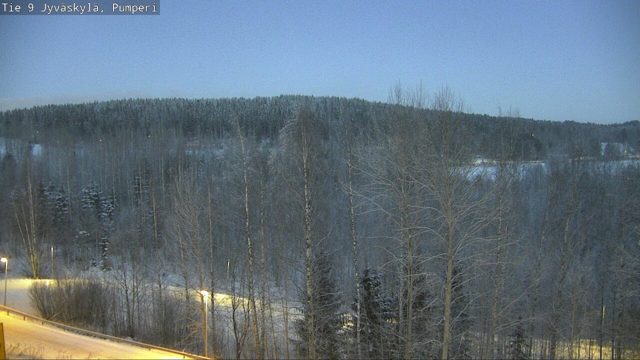 Weather Camera Image Väg 9 Jyväskylä, Pumperi, Jyväskylä, Keski-Suomi
