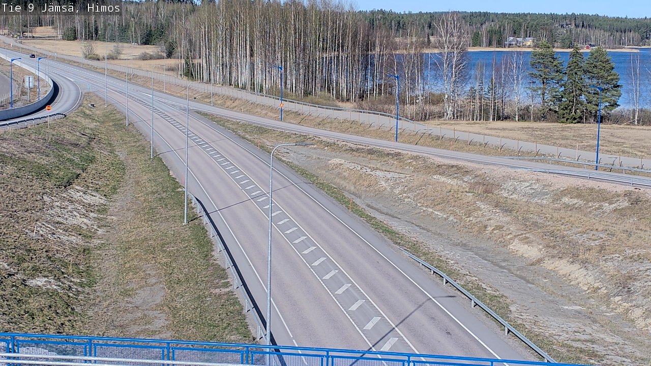 Weather Camera Image Väg 9 Jämsä, Himos, Jämsä, Keski-Suomi