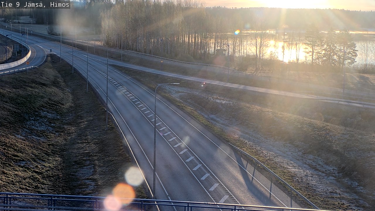 Weather Camera Image Väg 9 Jämsä, Himos, Jämsä, Keski-Suomi
