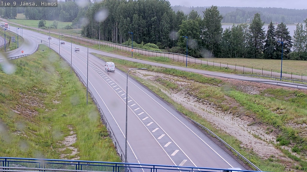 Weather Camera Image Väg 9 Jämsä, Himos, Jämsä, Keski-Suomi