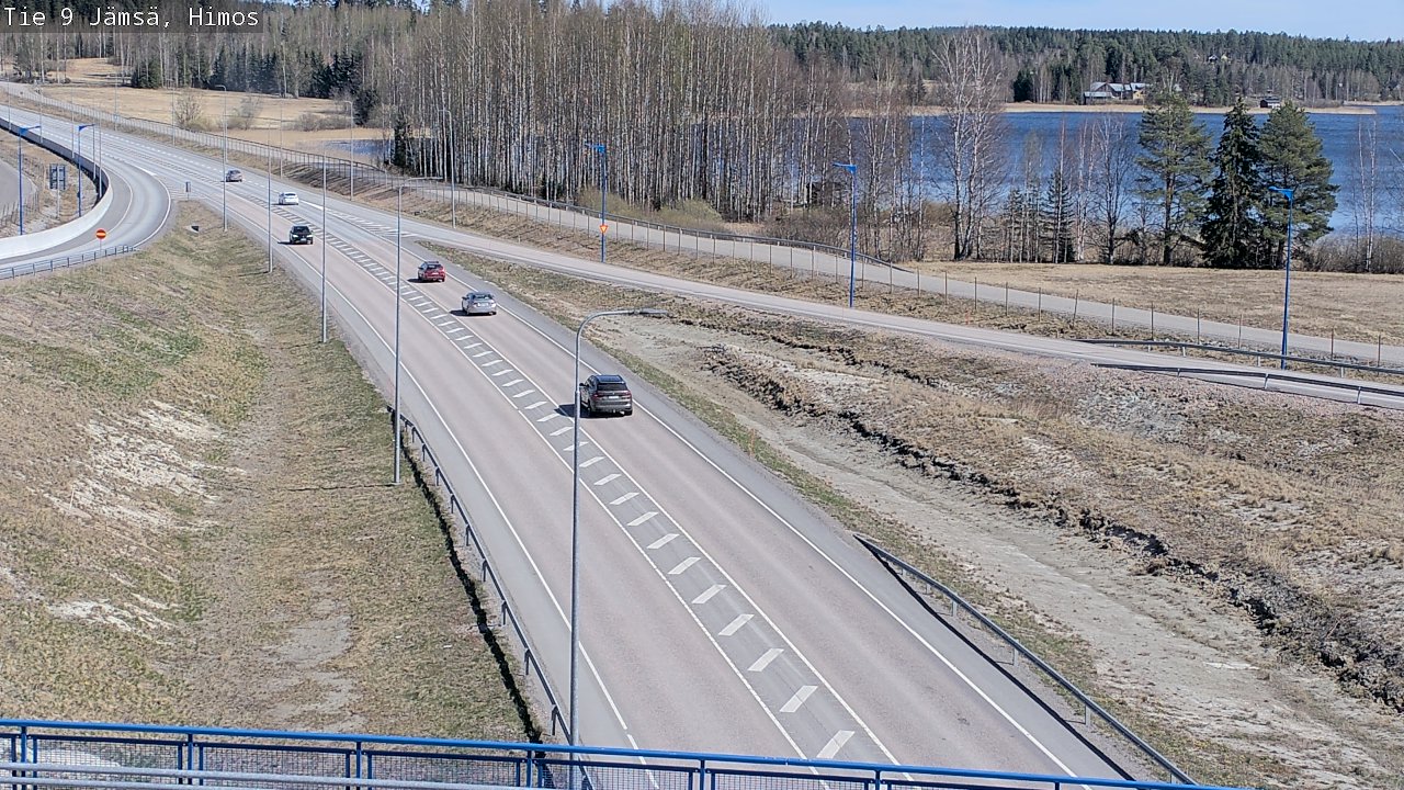 Weather Camera Image Väg 9 Jämsä, Himos, Jämsä, Keski-Suomi