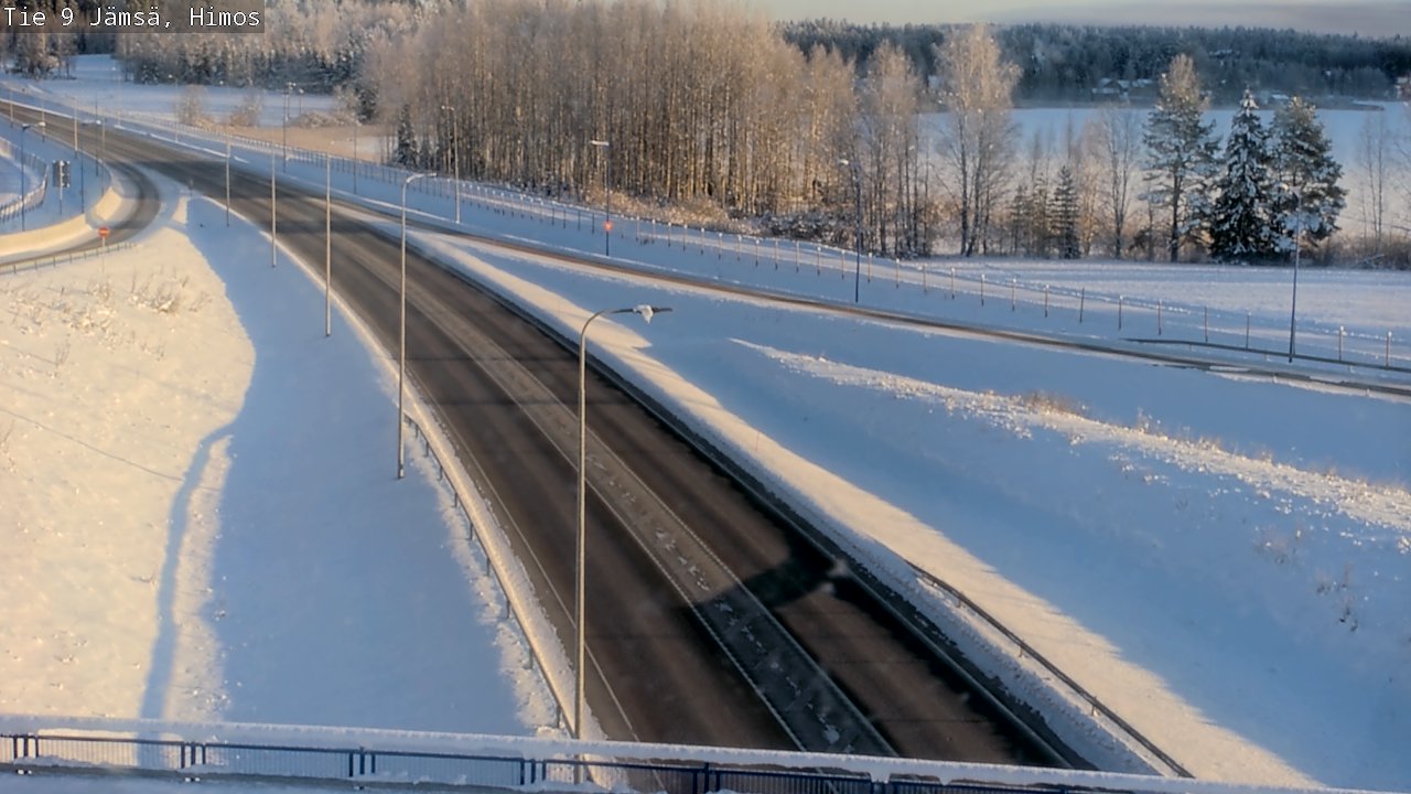 Weather Camera Image Väg 9 Jämsä, Himos, Jämsä, Keski-Suomi