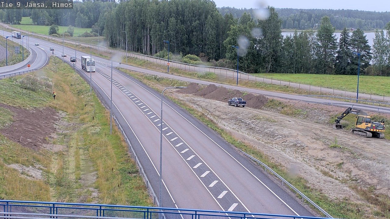 Weather Camera Image Road 9 Jämsä, Himos, Jämsä, Keski-Suomi